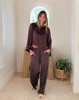 OMIKA Peyton Blouse Solid Ganache