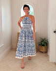 CARA CARA Denise Dress Palm Paisley