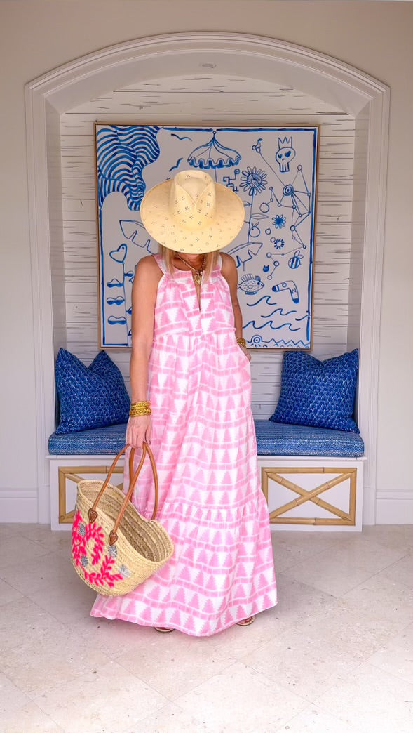 MATILDA&#39;S The Anywhere Dress Marrakech Tile Peony