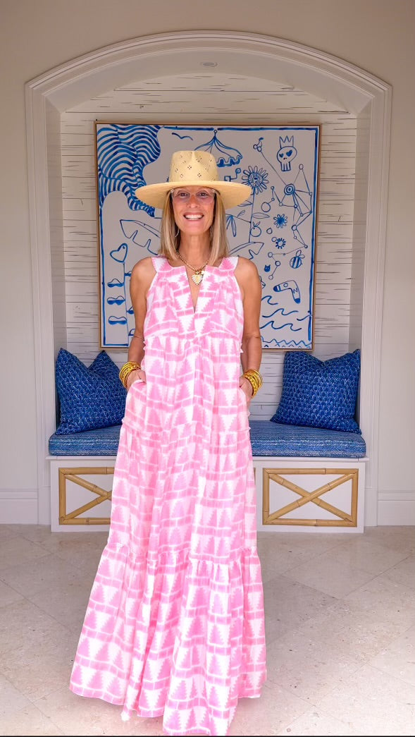 MATILDA&#39;S The Anywhere Dress Marrakech Tile Peony