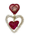 MERCEDES SALAZAR 8 of Hearts Raffia Earrings