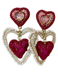 MERCEDES SALAZAR 8 of Hearts Raffia Earrings