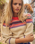 FINAL SALE HUNTER BELL Jackie Sweater Fair Isle