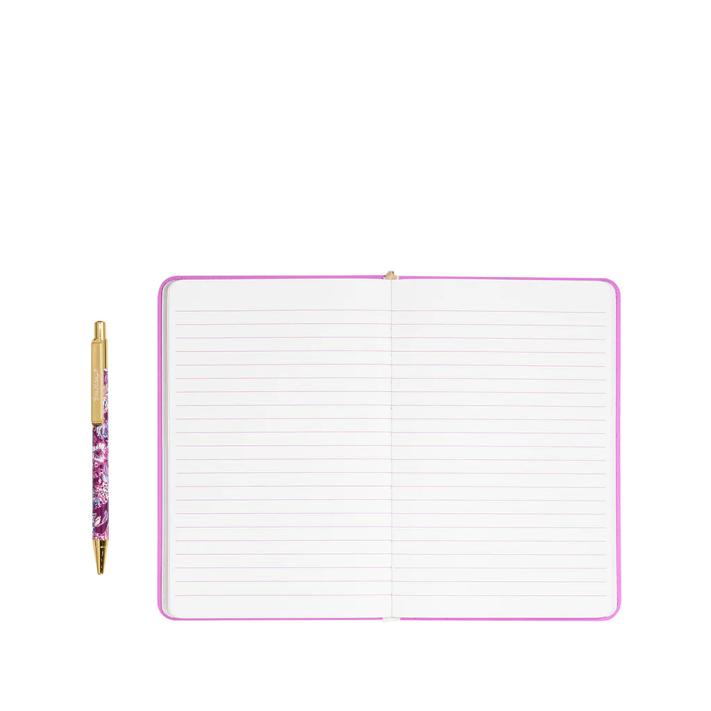 LILLY PULITZER Journal With Pen Pattern Play