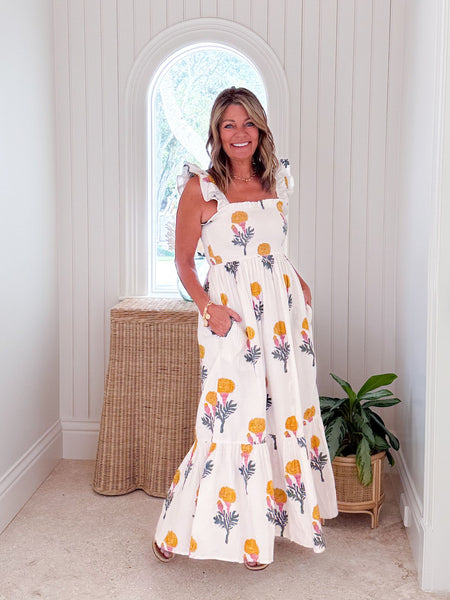 ワンピース ESTATE MERAVIGLIOSA DRESS MAREA Sasco Dress Marigold – Matilda's Life Style