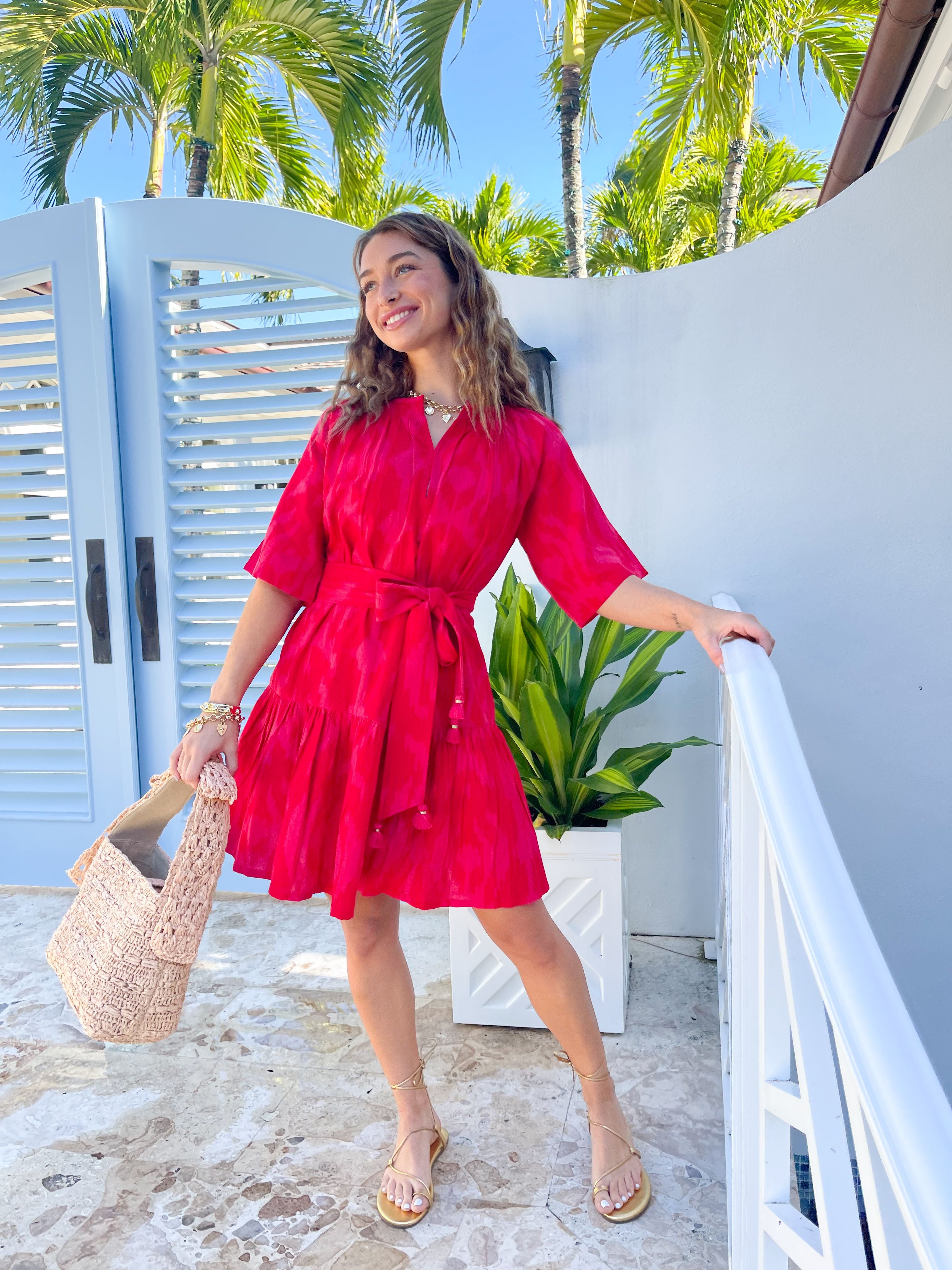 OLIPHANT Raglan Belted Mini Tashkent Red – Matilda's Life Style