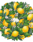 Lemon Wreath Placemats-Set/12