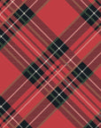 Red Plaid Cocktail Napkin-Set/20