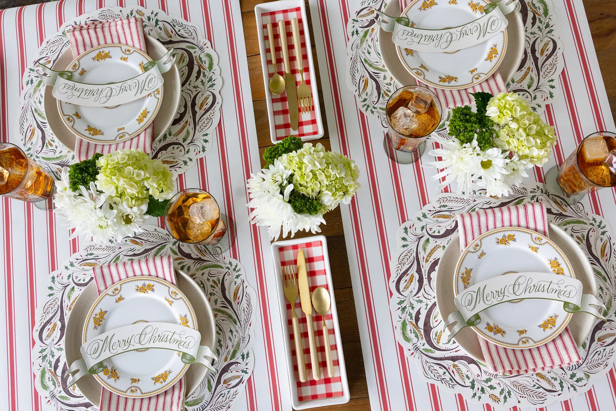 Die-Cut Merry Christmas Placemats