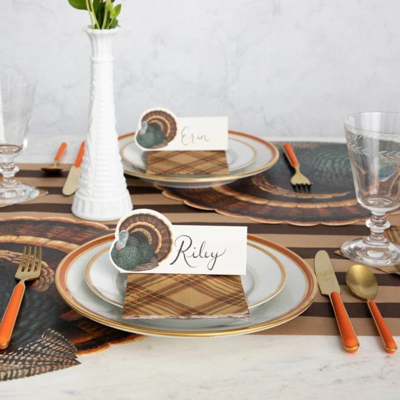 Heritage Turkey Place Card Set/12