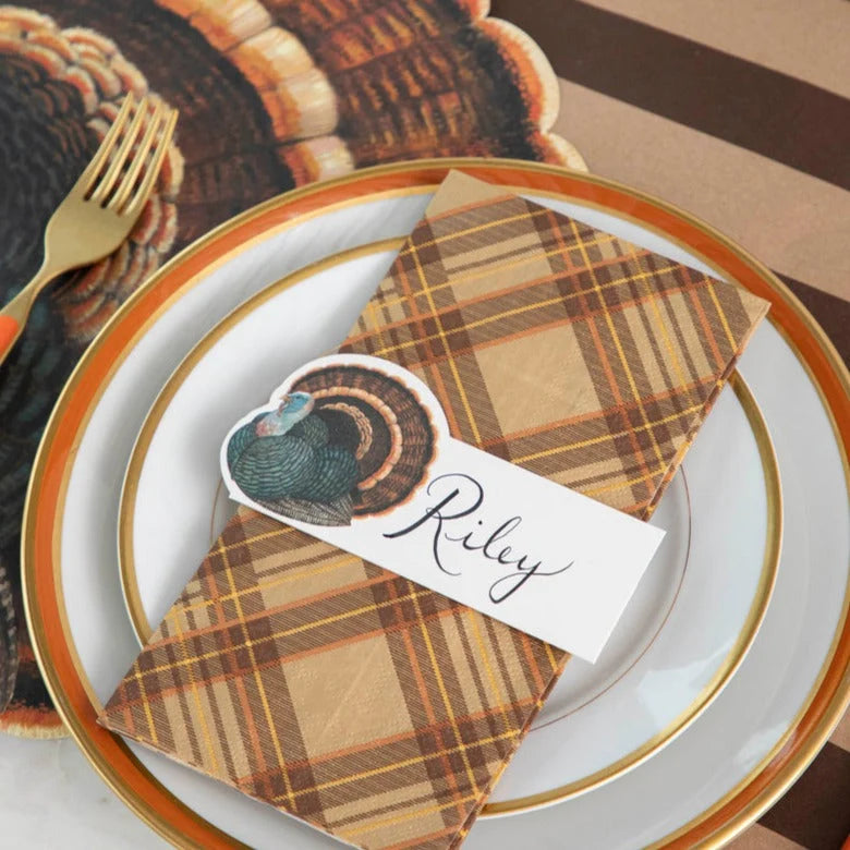 Heritage Turkey Place Card Set/12