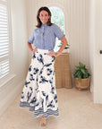 NAVYBLEU Lobster Skirt Navy