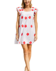 MER ST. BARTH Mini Dress Sandrine Hibiscus
