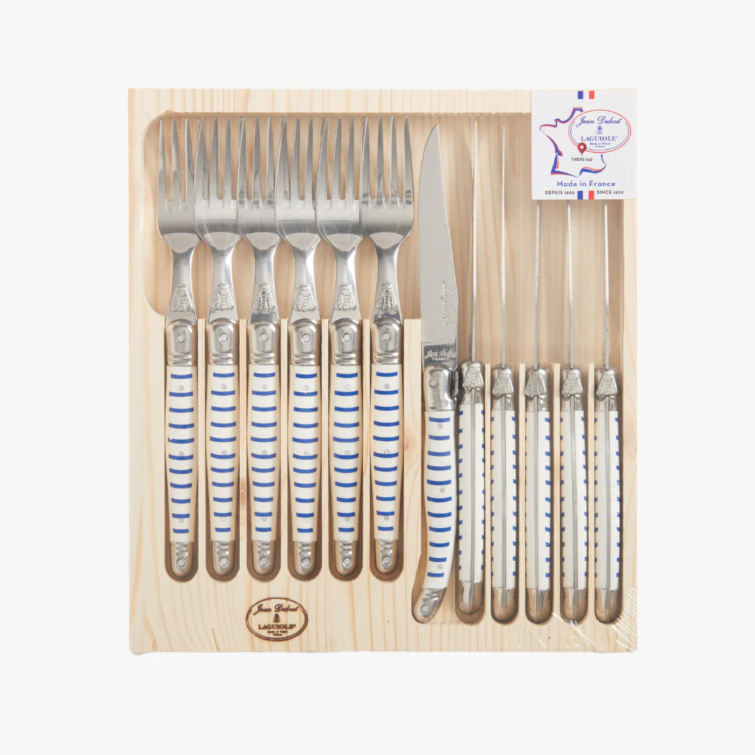Jean Dubost 12 Piece Cutlery in Mariniere