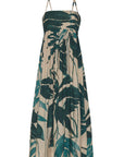 CARA CARA Leo Midi Dress Palm Oasis Turtledove