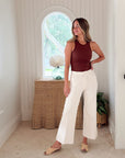 KIVARI Tallulah Tank Top Chocolate