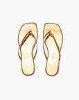 TKEES Square Toe Lily Mirror Gold