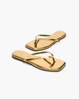 TKEES Square Toe Lily Mirror Gold