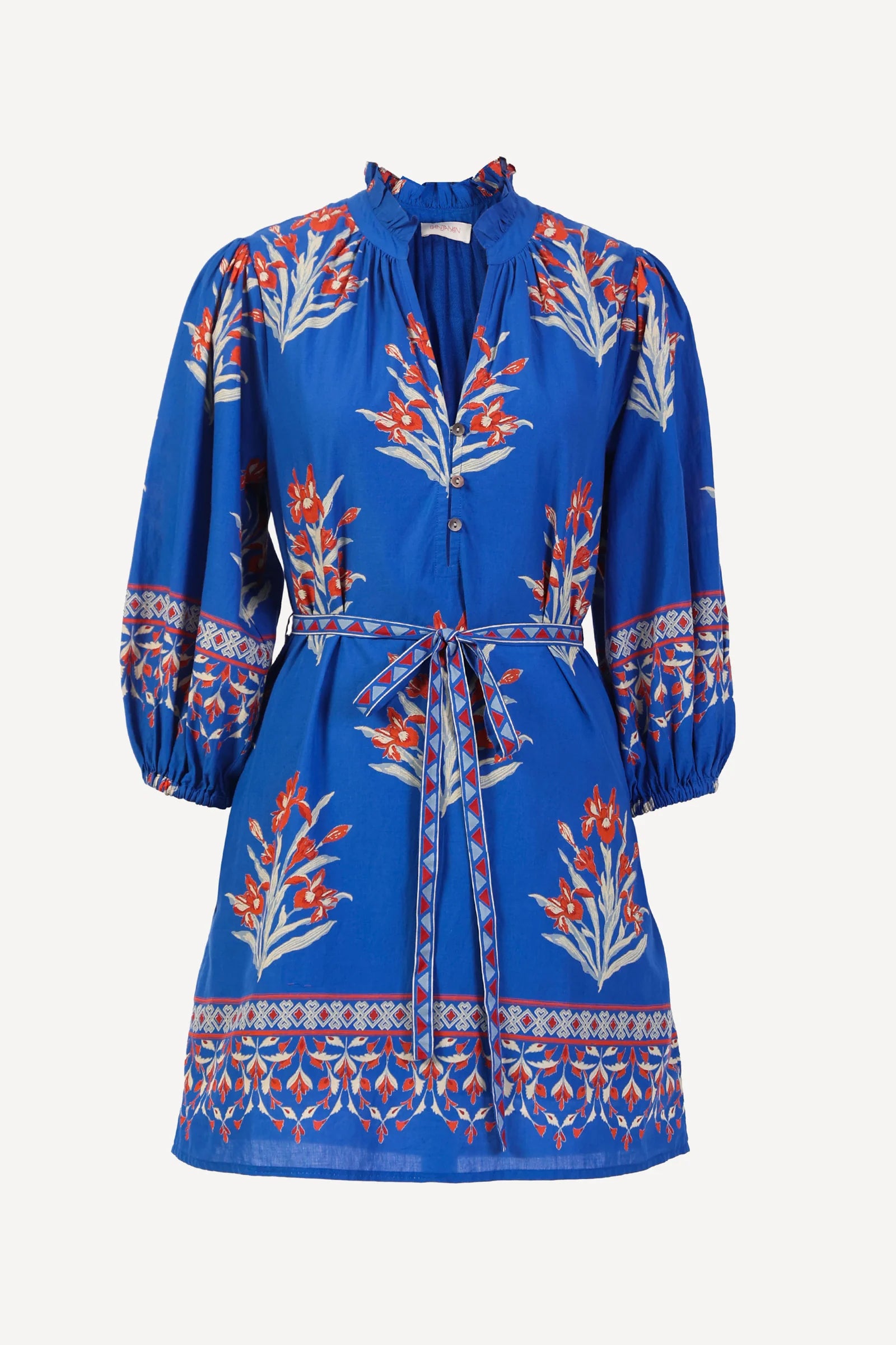 BANJANAN Liza Mini Dress Brigitte Nautical