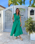 KASIA Nefeli Maxi Dress Basil