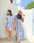 BANJANAN Poppy Dress Philippa Azure
