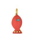 ASHA Madaket Fish Charm Coral