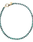 JANE WIN Malachite Beaded Necklace