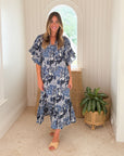 FITZROY & WILLA Soleil Dress Blue Bird