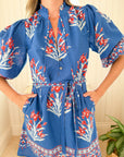 BANJANAN Liza Mini Dress Brigitte Nautical