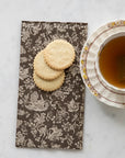 Brown Regal Peacock Guest Napkins