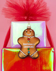 Emotionally Crumbling-Funny Glass Ornament