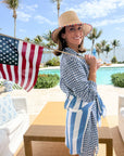 FRANK & EILEEN Hunter Shirtdress Blue Check