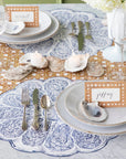 Blue Oyster Plate Placemat Set/12