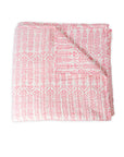 DANA SMALL DESIGNS Quilt Flower Row Pink Lotus