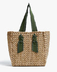 PAMELA MUNSON Petite Isla Bahia Tote Fringe Moss