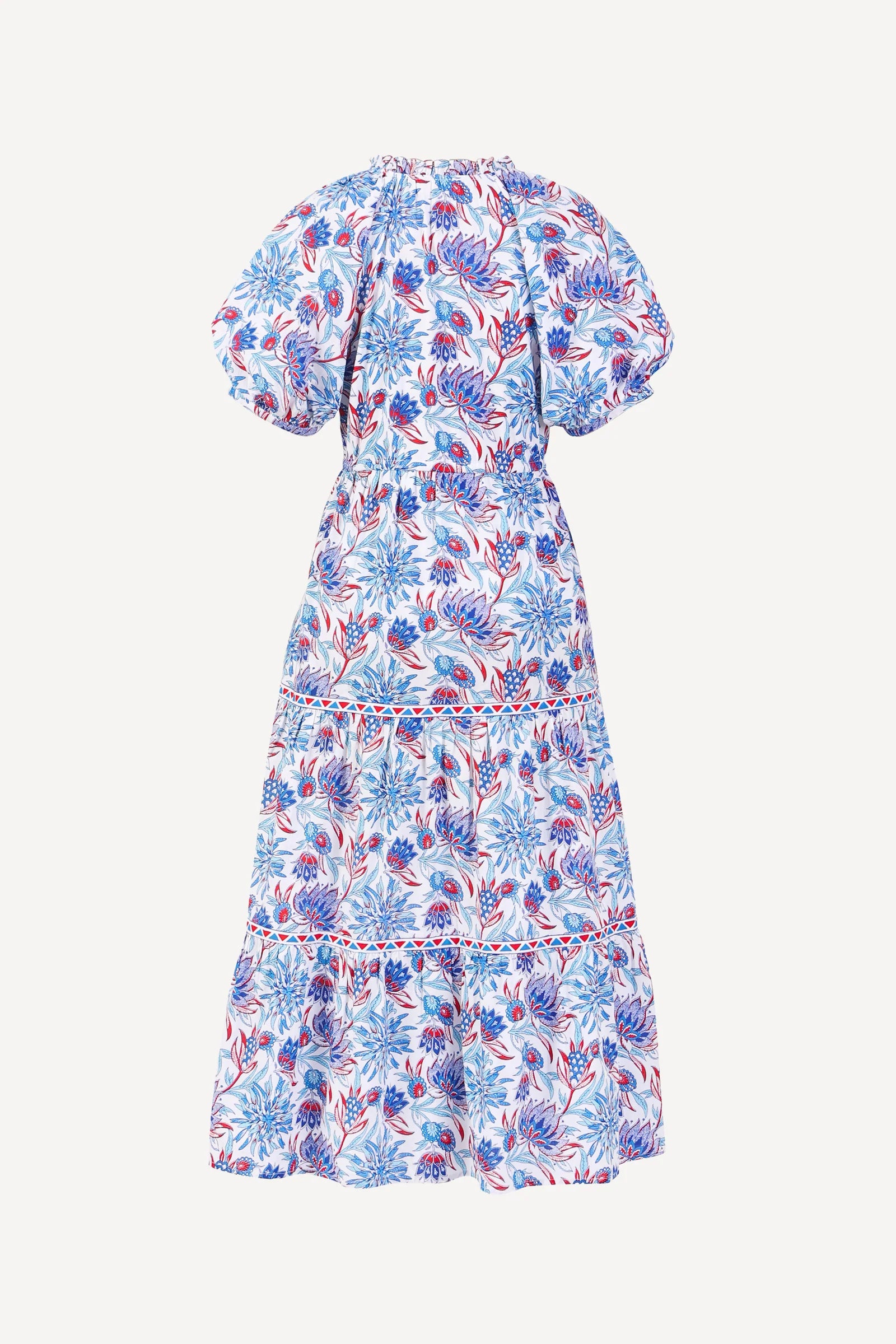 BANJANAN Poppy Dress Philippa Azure