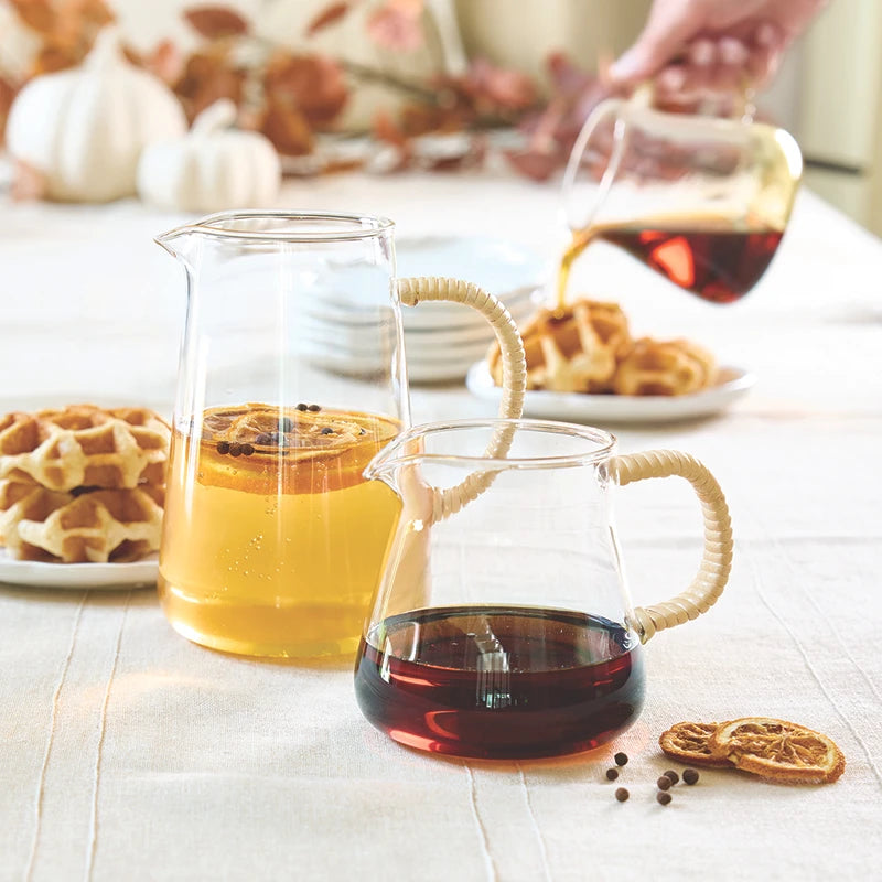 Rattan Handle Pitcher Tall