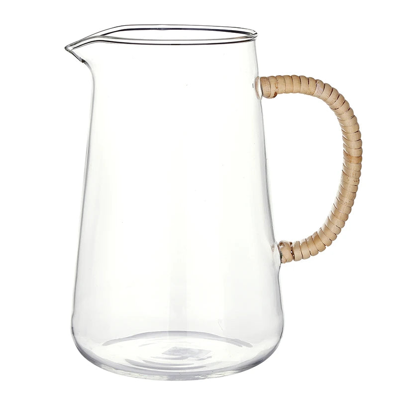 Rattan Handle Pitcher Tall