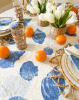 BERTOZZI Conchiglie Blue Tablecloth 69X126