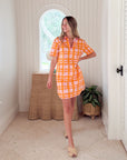 SHERIDAN FRENCH Rhodes Dress Blossom Gingham