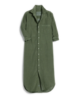 FRANK & EILEEN Rory Maxi Shirtdress Forest Corduroy