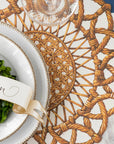 Die-Cut Rattan Weave Placemat