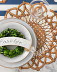 Die-Cut Rattan Weave Placemat