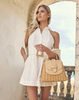 PAMELA MUNSON The Lady Bag Raffia