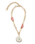 LIZZIE FORTUNATO Sirena Shell Necklace White