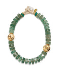 LIZZIE FORTUNATO Nautilus Collar Green