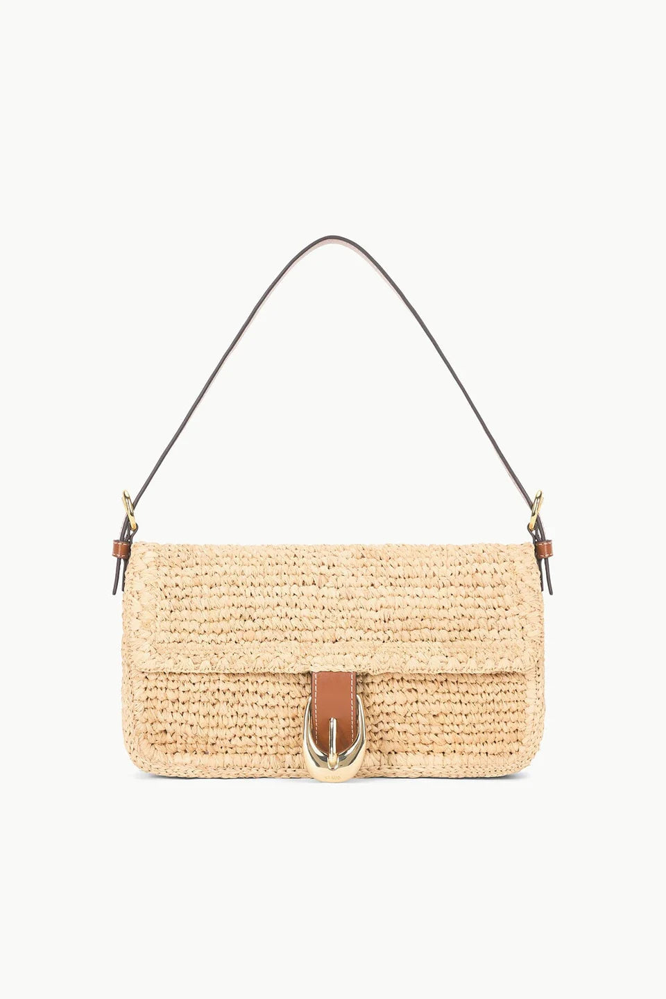 STAUD Harlow Raffia Bag Natural/Tan