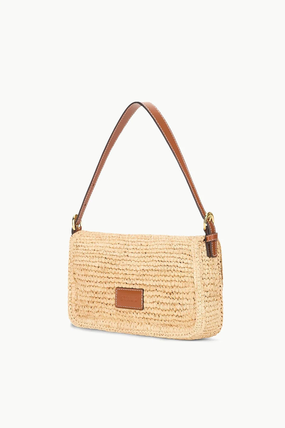STAUD Harlow Raffia Bag Natural/Tan
