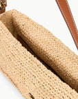 STAUD Harlow Raffia Bag Natural/Tan