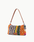 STAUD Timmy Convertible Shoulder Bag Multi Bayadere Stripe